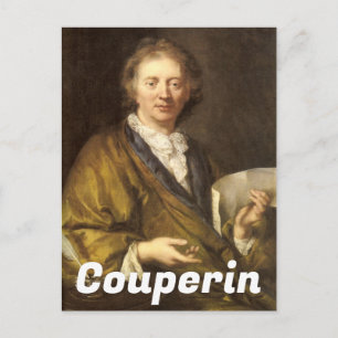 Cartão Postal Retrato de François Couperin