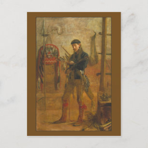 Cartão Postal Retrato de Frank Hamilton Cushing por Thomas Eakin