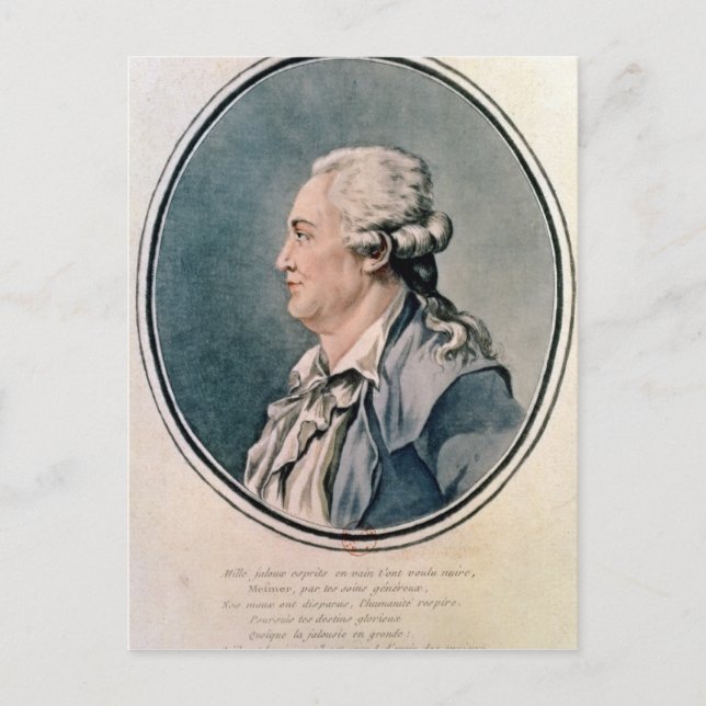 Cartão Postal Retrato de Franz Anton Mesmer (Frente)