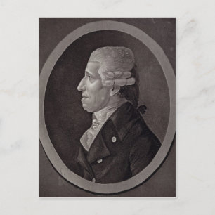 Cartão Postal Retrato de Franz Joseph Haydn