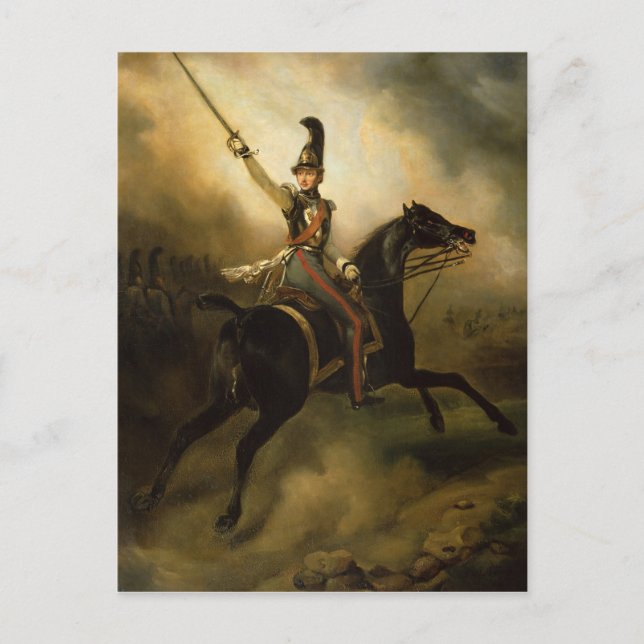 Cartão Postal Retrato de Friedrich Heinrich 1830 (Frente)