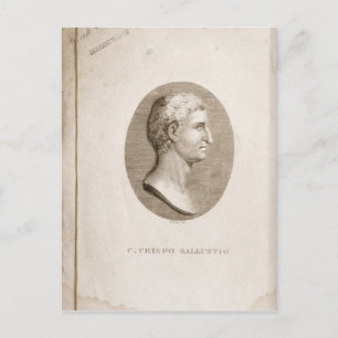 Cartão Postal Retrato de Gaius Crispus Sallust