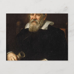 Cartão Postal Retrato de Galileo Galilei