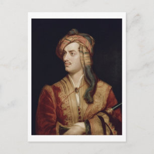 Cartão Postal Retrato de George Gordon (1788-1824) 6 Baron By