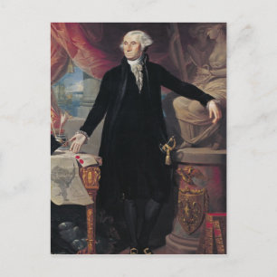 Cartão Postal Retrato de George Washington, 1796