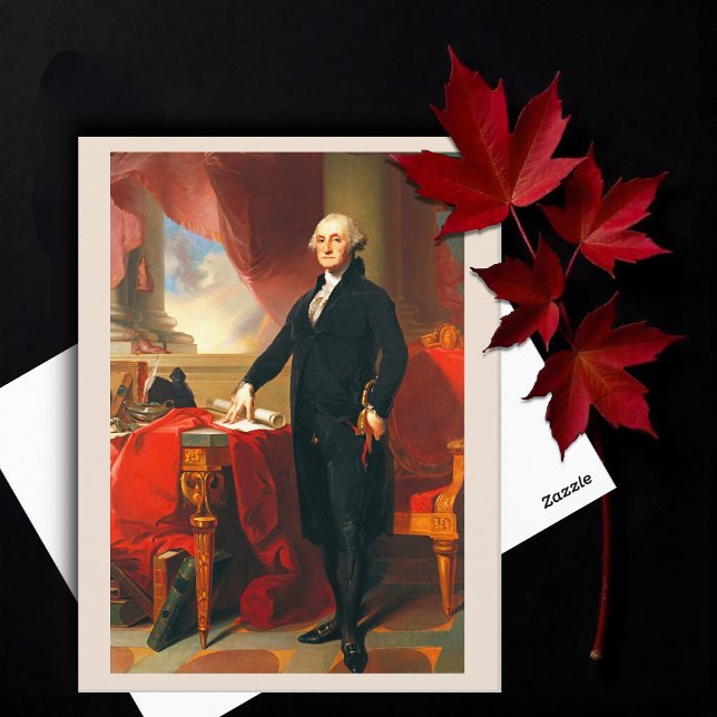 Cartão Postal Retrato de George Washington, Thomas Sully (Criador carregado)