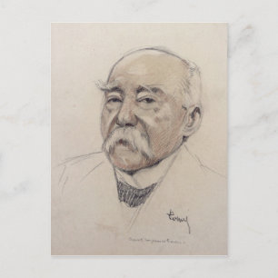 Cartão Postal Retrato de Georges Clemenceau