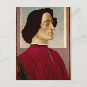 Cartão Postal Retrato de Giuliano de Medici c.1480