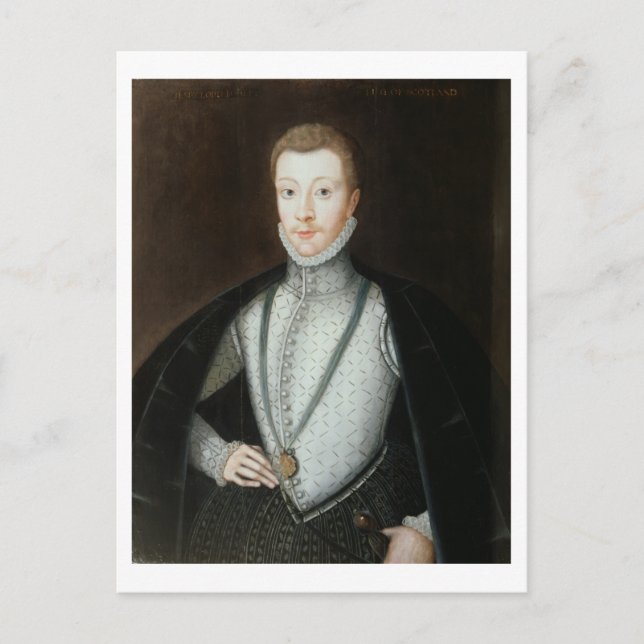 Cartão Postal Retrato de Henry Stewart, Conde de Darnley (1545-6 (Frente)