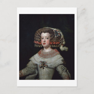 Cartão Postal Retrato de Infanta Maria Teresa (1638-83) fut