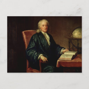 Cartão Postal Retrato de Isaac Newton, c.1726