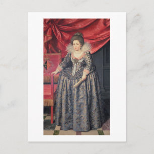Cartão Postal Retrato de Isabel de França (1602-44) filha