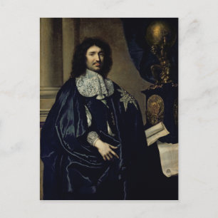 Cartão Postal Retrato de Jean-Baptiste Colbert de Torcy 1666