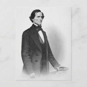 Cartão Postal Retrato de Jefferson Davis