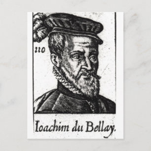 Cartão Postal Retrato de Joachim du Bellay
