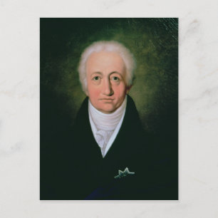 Cartão Postal Retrato de Johann Wolfgang von Goethe , 1818