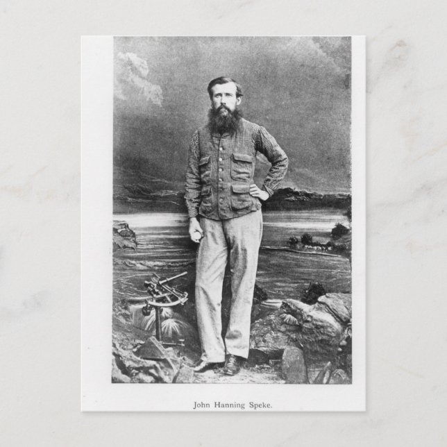 Cartão Postal Retrato de John Hanning Speke (Frente)
