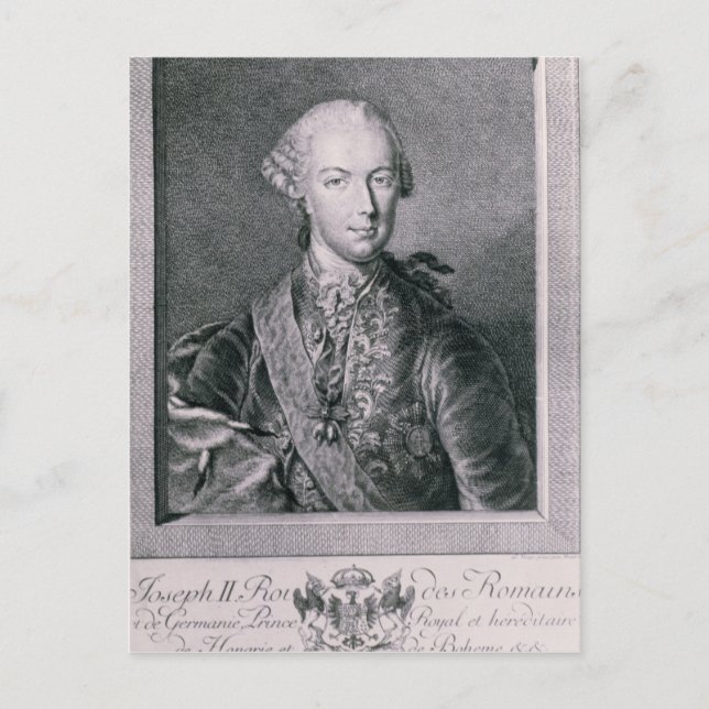 Cartão Postal Retrato de José II (Frente)
