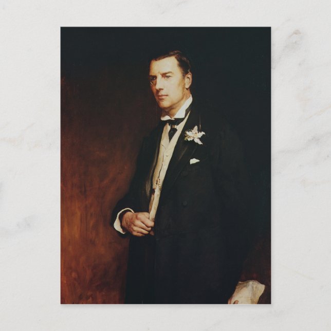 Cartão Postal Retrato de Joseph Chamberlain, 1886 (Frente)