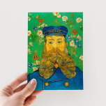 Cartão Postal Retrato de Joseph Roulin | Vincent van Gogh<br><div class="desc">A série de retratos de Joseph Roulin, o carteiro em Arles, de Vincent van Gogh, é uma homenagem sincera ao seu amigo próximo e confiante. Pintos entre 1888 e 1889, as obras exibiram o estilo Poste-impressionista de Van Gogh, com cores ousadas, pinceladas dinâmicas e caráter expressivo. Cada retrato reflete a...</div>