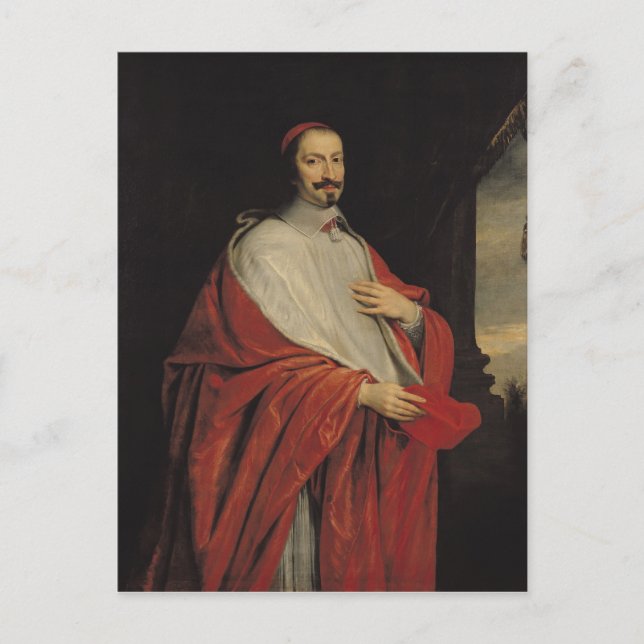 Cartão Postal Retrato de Jules Mazarin (Frente)