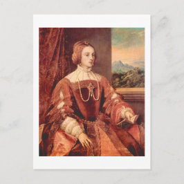 Cartão Postal Retrato de Kaiserin Isabella, Titian Fine Art