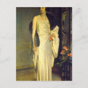 Cartão Postal Retrato de Loelia, Duquesa de Westminster
