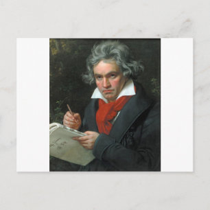 Cartão Postal Retrato de Ludwig van Beethoven