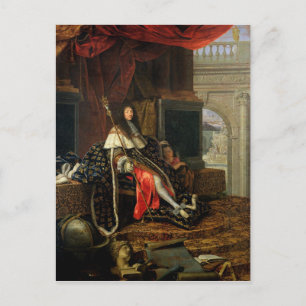 Cartão Postal Retrato de Luís XIV 1668