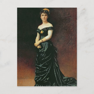 Cartão Postal Retrato de Madame Bishoffsheim, 1877