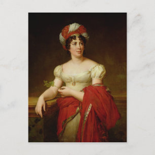 Cartão Postal Retrato de Madame de Stael