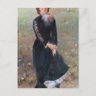 Cartão Postal Retrato de Madame Edouard Pailleron, 1879