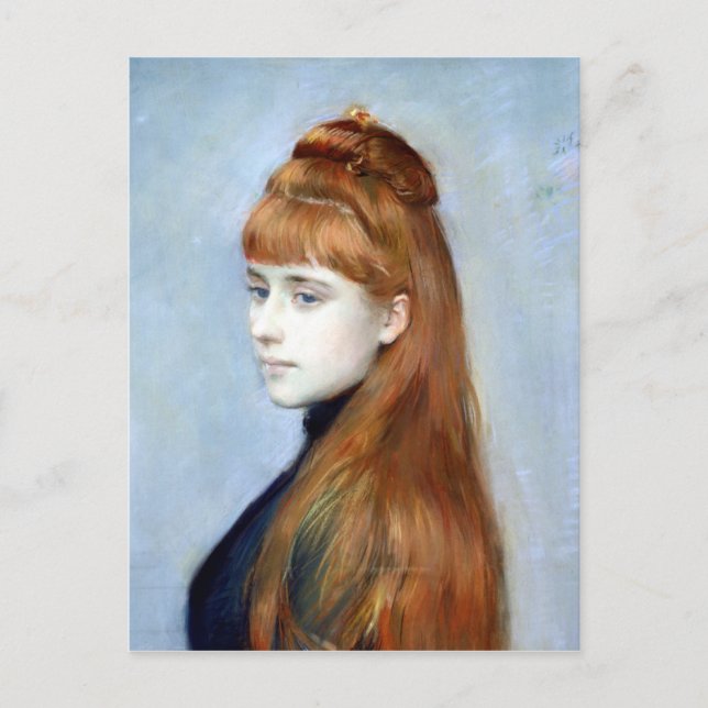 Cartão Postal Retrato de Mademoiselle Alice Guerin (Frente)