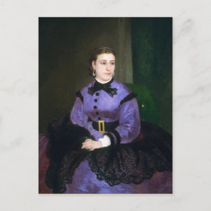 Cartão Postal Retrato de Mademoiselle Sicot Auguste Renoir