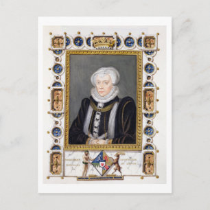 Cartão Postal Retrato de Margaret Douglas (1515-78) Condessa de