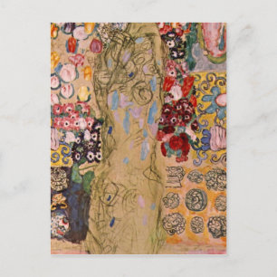 Cartão Postal Retrato de Maria Munk por Gustav Klimt