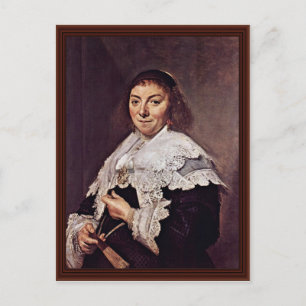 Cartão Postal Retrato De Maria Pietersdr. Olycan By Hals Frans