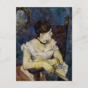 Cartão Postal Retrato de Mette Gaugin, A Esposa dos Artistas