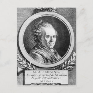Cartão Postal Retrato de Michel-Jean Sedaine