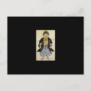 Cartão Postal Retrato de Miyamoto Musashi como Menino, Período 