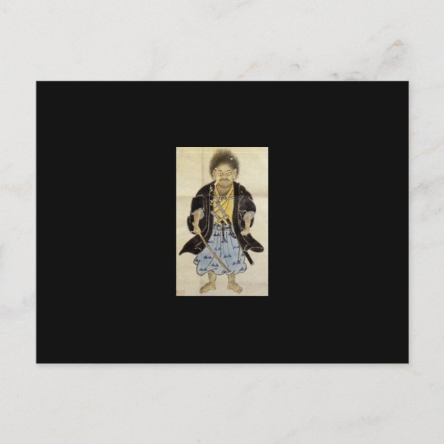 Cartão Postal Retrato de Miyamoto Musashi como Menino, Período E (Frente)