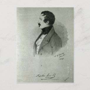 Cartão Postal Retrato de Napoleão III como jovem, 1839
