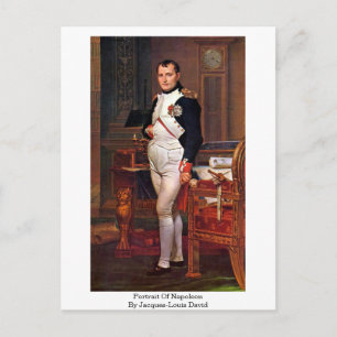 Cartão Postal Retrato De Napoleão Por Jacques-Louis David