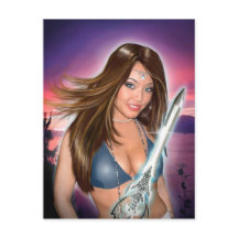 Retrato de Natasha (cartão)