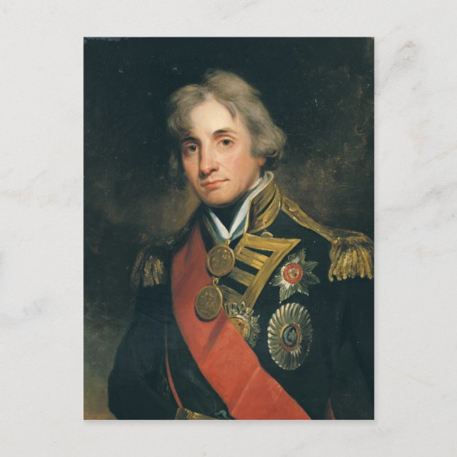 Cartão Postal Retrato de Nelson (Frente)