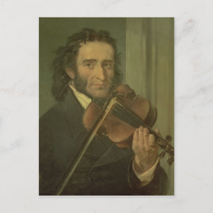 Cartão Postal Retrato de Niccolo Paganini