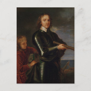 Cartão Postal Retrato de Oliver Cromwell