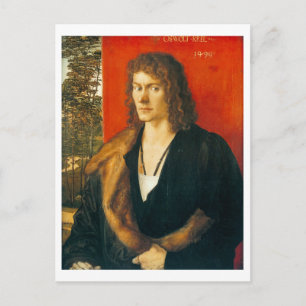 Cartão Postal Retrato de Oswolt Krel por Albrecht Durer
