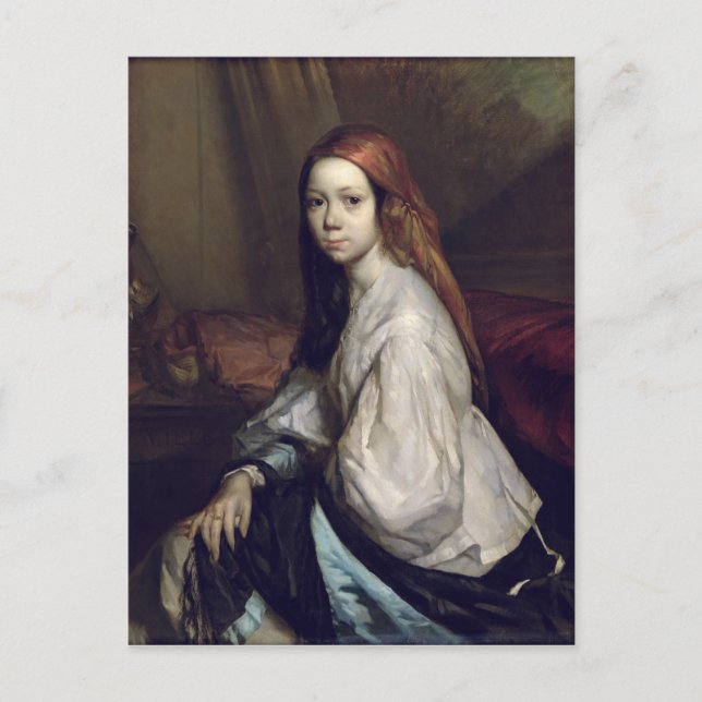 Cartão Postal Retrato de Pauline Ono (Frente)