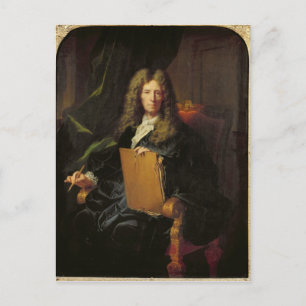 Cartão Postal Retrato de Pierre Mignard c. 1690